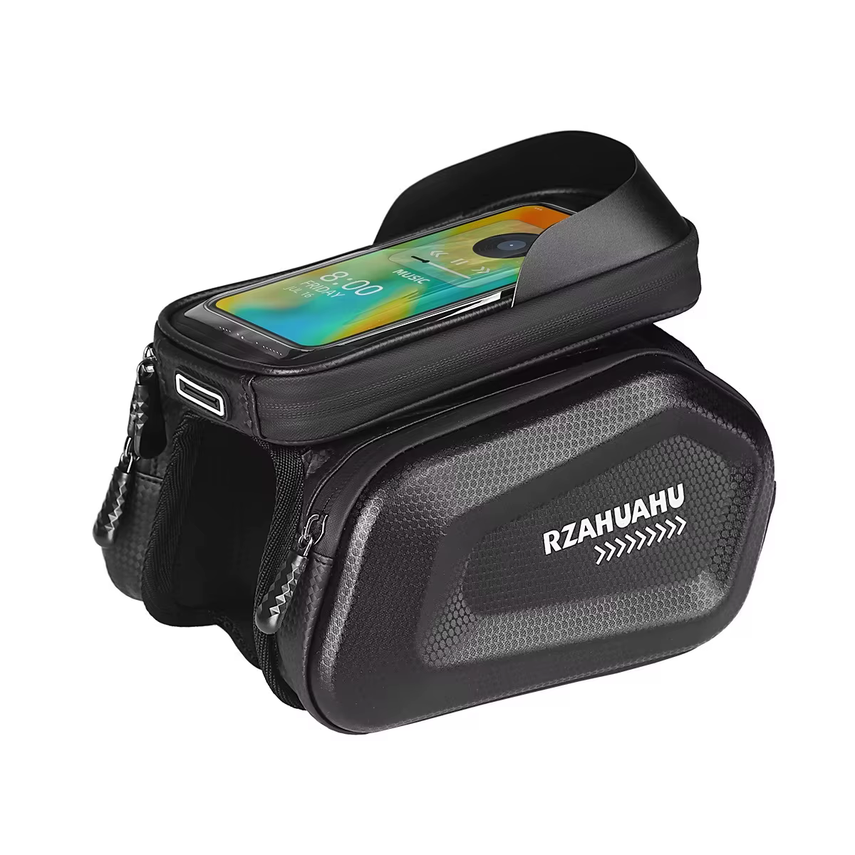 Sacs de vélo, sac de cadre de Tube avant supérieur de vélo, support de téléphone pour écran tactile,