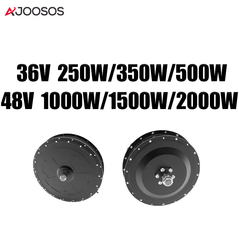 Moteur de moyeu de vélo électrique 36V 48V 250W 350W 500W 2000W 20 24 26 27.5 28 29 pouces 700C avan