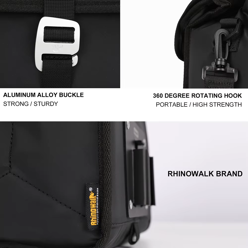 Bal inowalk-Sac de guidon de vélo, grande capacité, étanche, isolé, initié, mini sacoche avant Velo