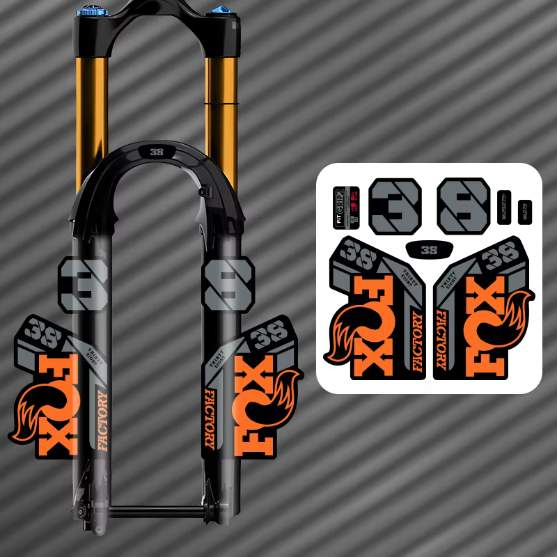 ENDURO autocollants de fourche avant pour vtt vélo qualité vélo décalcomanies bricolage AM DH fourch