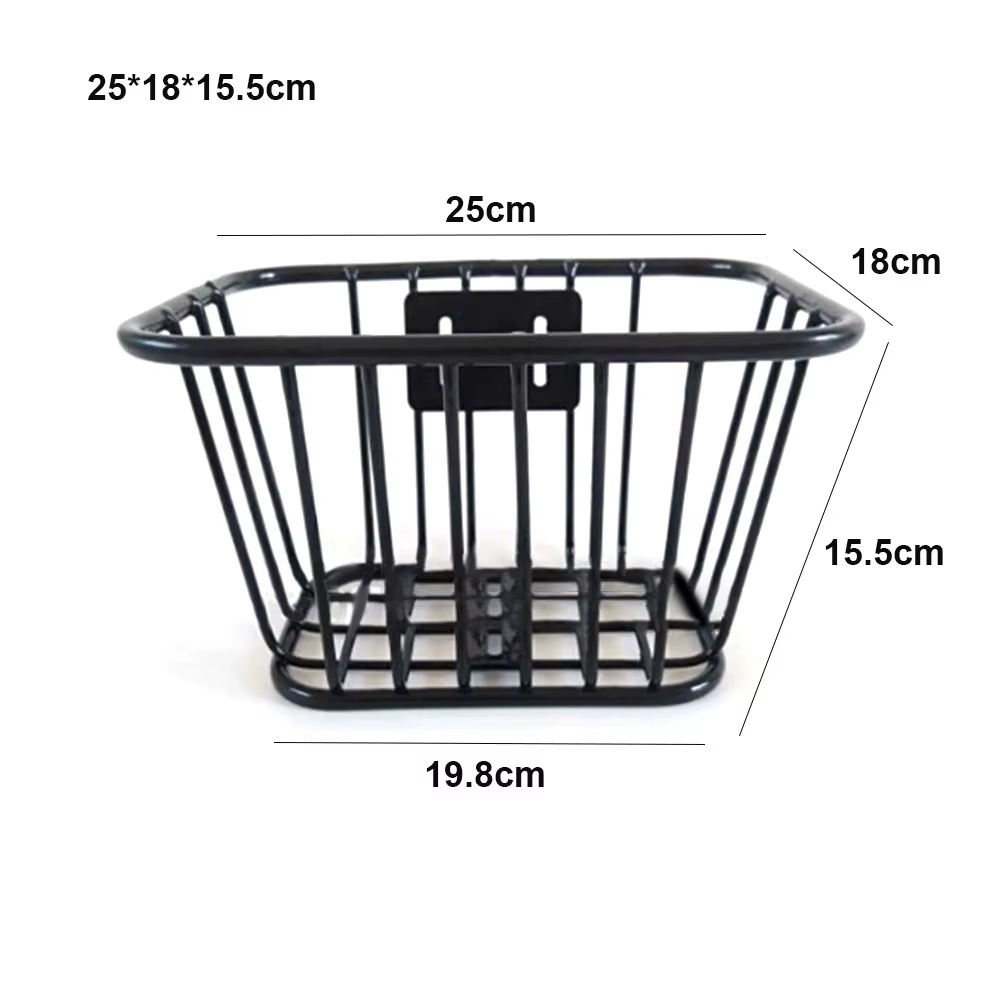 Panier arrière de vélo facile à installer, fixe, durable, réglable, panier arrière de vélo en métal