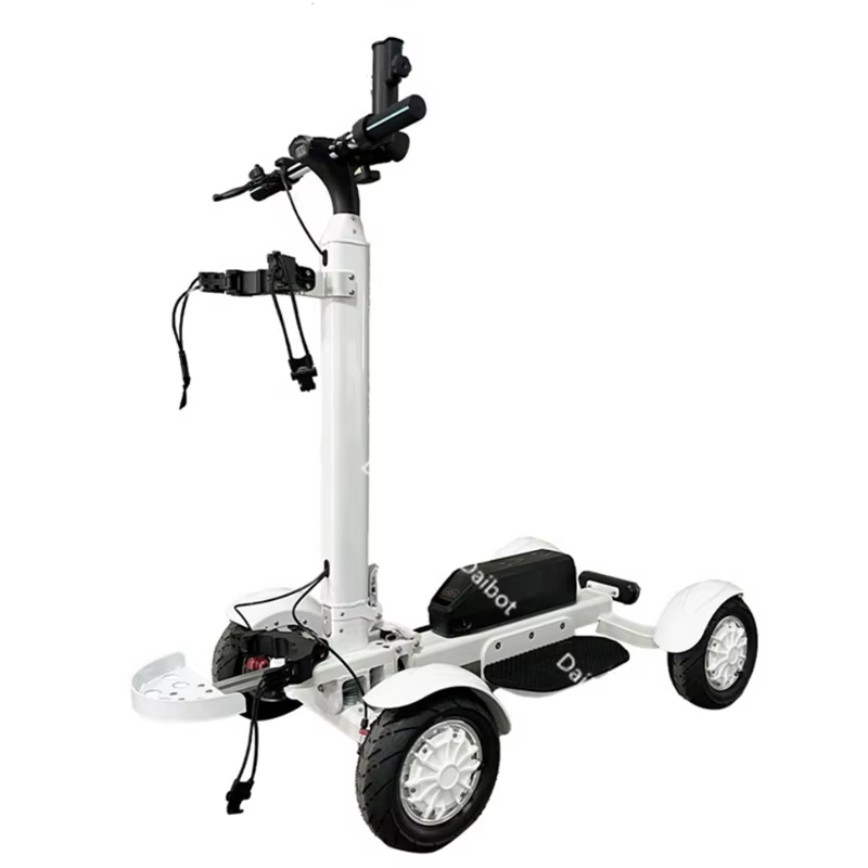 Trottinette électrique puissante et solide amovible avec chariot de Golf 4 roues Scooters électrique