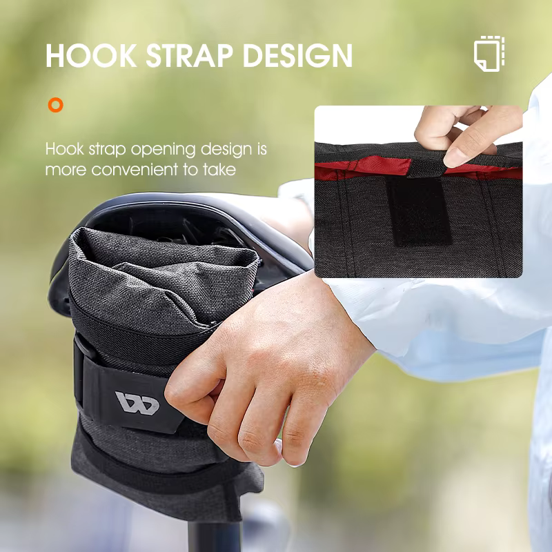WEST BIKING – sac de vélo pliable, sac à outils, sac de cadre avant, pochette de selle de vélo, Pack