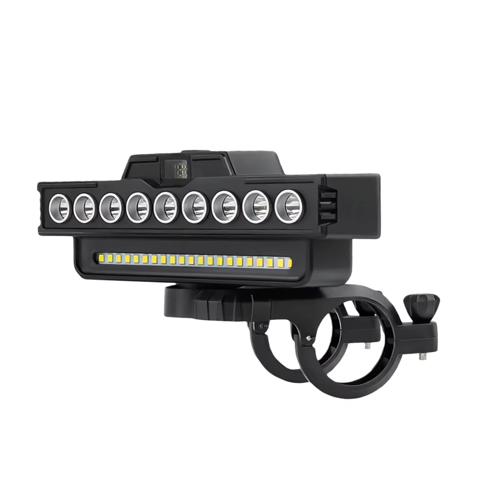 Phare avant à 9 LED pour trottinette électrique, rechargeable par USB, pour Xiaomi Mi3 Mi4 Mi5 5Pro 