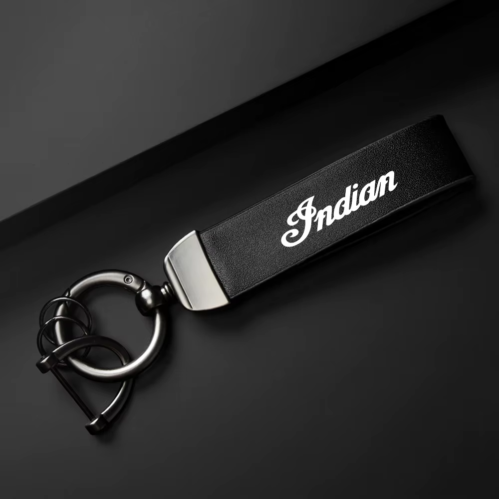 Porte-clés de moto en cuir de haute qualité, porte-clés pour chef indien, Roadmaster, Scout 105field