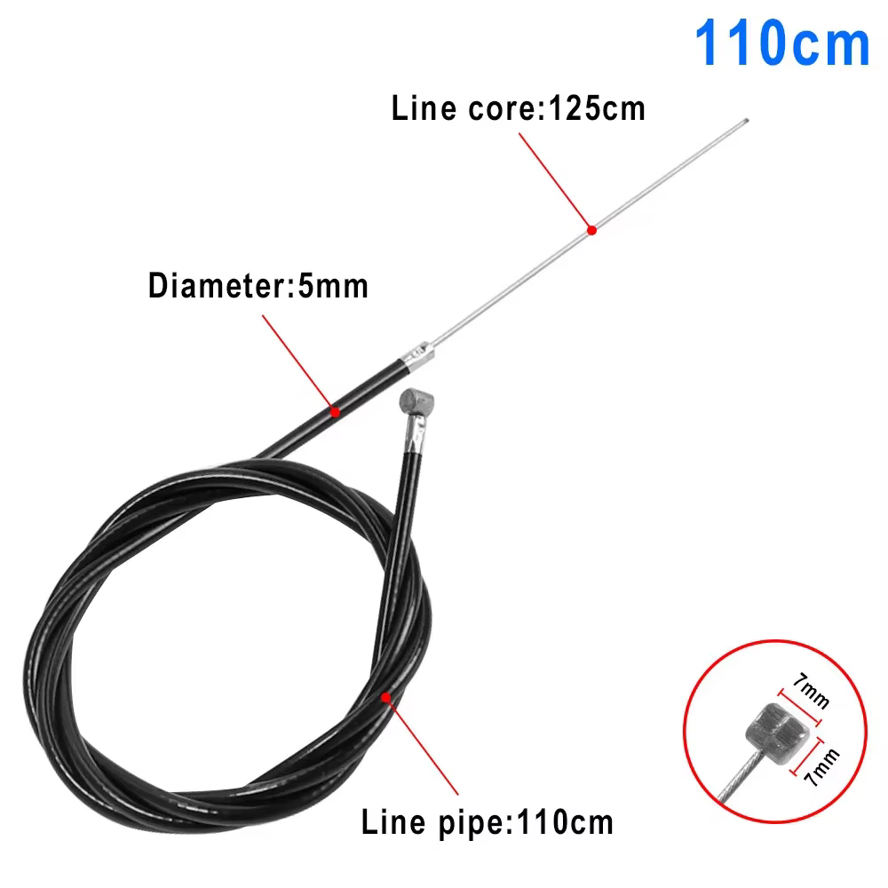 Fil de ligne de frein pour Scooter électrique, accessoires, câble de frein de roue avant et arrière 