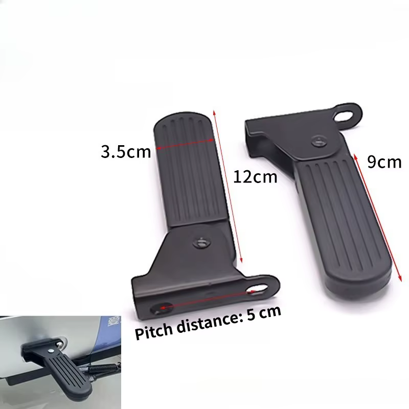 1 paire de pédales avant pliables pour Yadi Aima Harley U1 e-bike, légères en alliage d'aluminium, a