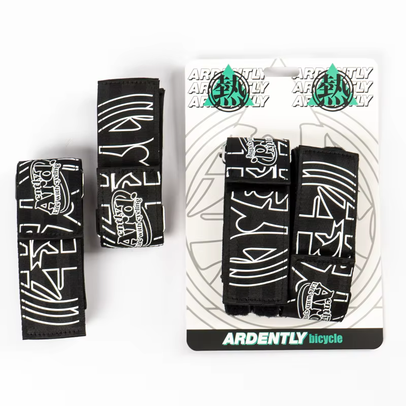 Sangles de pédale de vélo en Nylon, 2 pièces, Clip d'orteil, ceinture adhésive, bande adhésive pour 