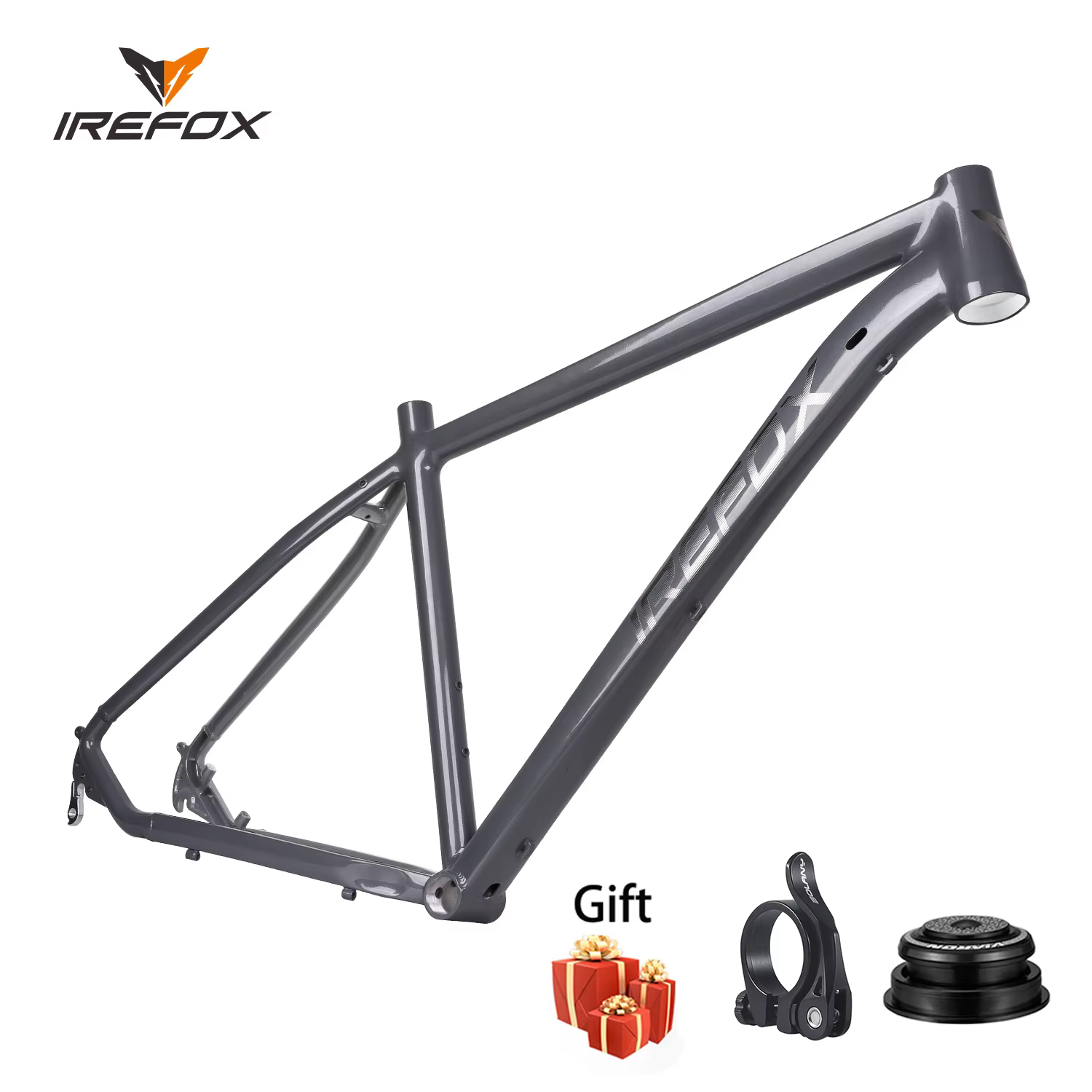 IREFOX vtt XC/Trai cadre 29er pour frein à disque 44x55mm Tube de tête conique vélo 10x135mm cadre d