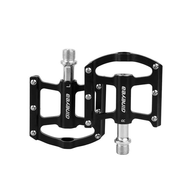 Pédales de vélo de route, pédales à roulement en alliage d'aluminium monobloc, pédales de vélo pour 