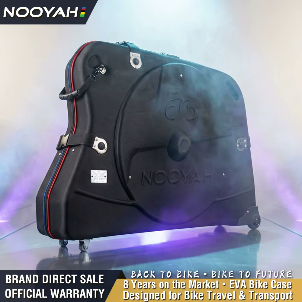 NOOYAH Étui de Voyage pour Vélo EVA Sac de Vélo pour Transport Vélo EVA Hard-Shell Accessoires de Vé