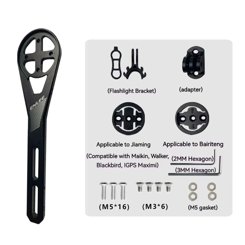 ENLEE-Support de guidon courbé en fibre de carbone pour vélo de route, adaptateur en alliage d'alumi