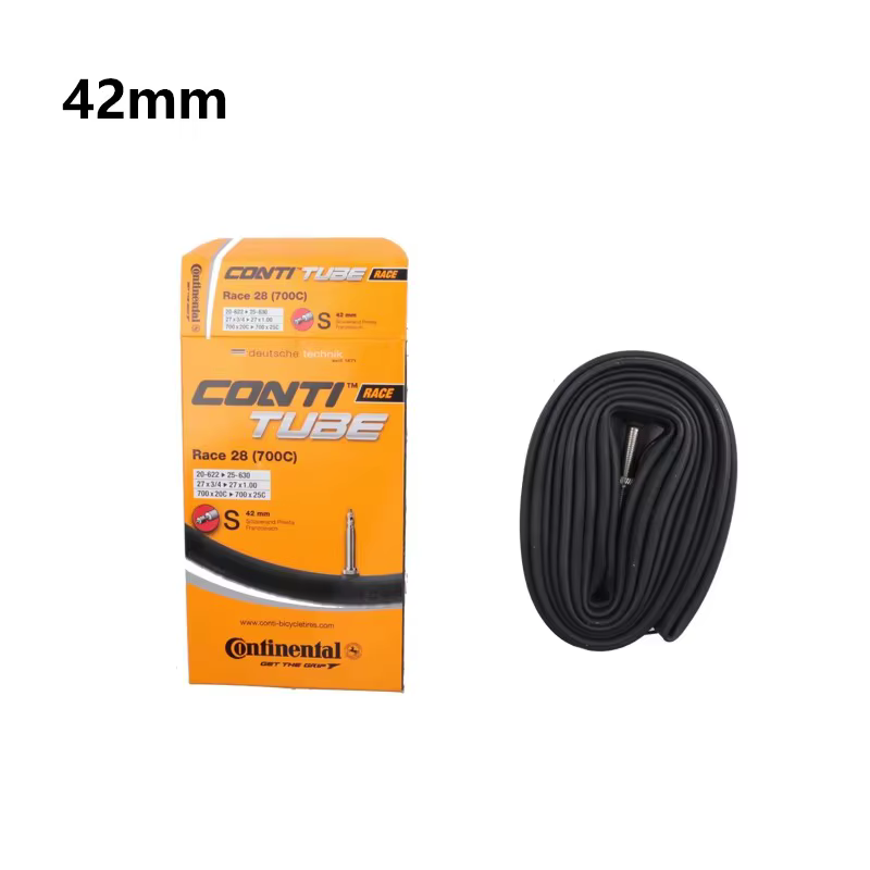 Tubes de course Continental 28 FV Valve pneu intérieur pour pneu 700X20C/25C 42mm 60mm 80mm 700X25C/