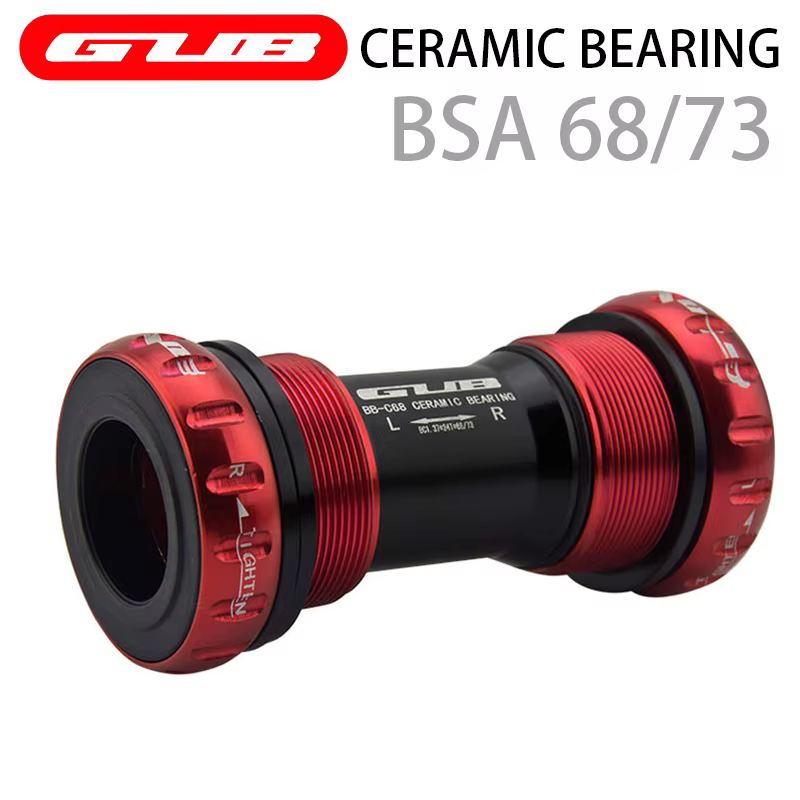 GUB roulement en céramique BB68 support de pédalier de vélo fileté BB anglais BSA 68 support de péda