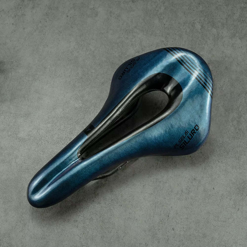 Selle de vélo en fibre de carbone PLSELIS PS-2046, base entièrement en carbone, rails ultralégers, s