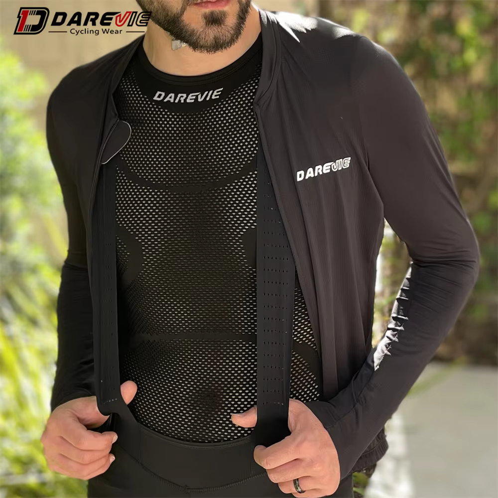 DAREVIE cyclisme première couche homme petite taille Compression sans couture femmes vélo cyclisme s