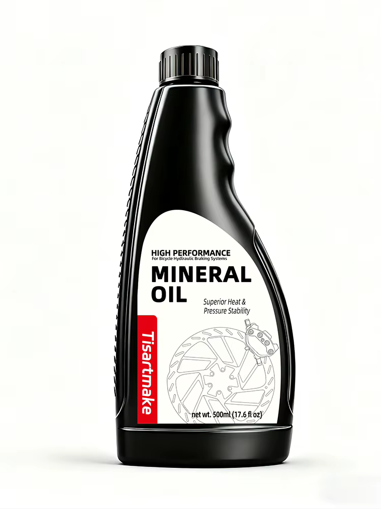 Huile minérale pour freins de vélo 500 ml, idéale pour les systèmes de freinage hydrauliques Shimano