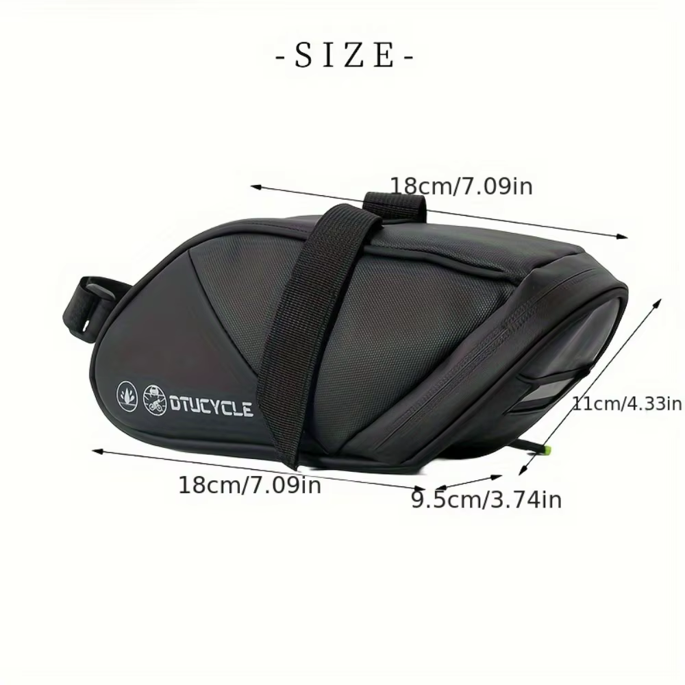 Sacoche de vélo, sacoche de selle pour VTT et vélo de route, sacoche de siège arrière, sacoche à out