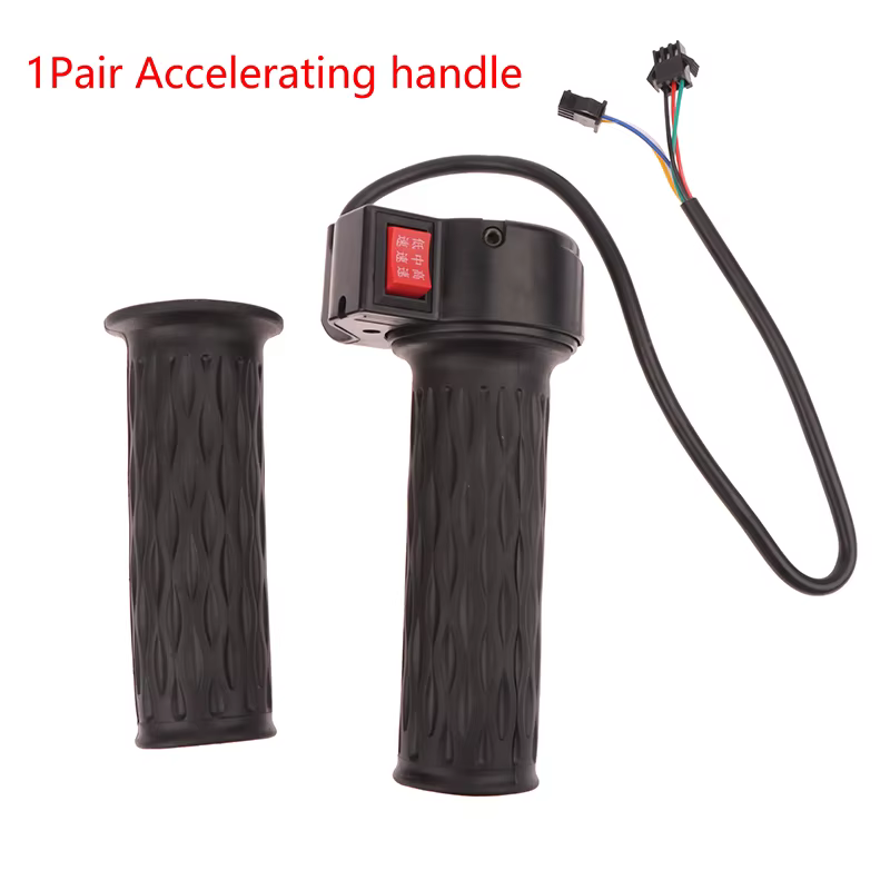 Poignée d'accélérateur ABS pour vélo électrique, haute, moyenne et basse vitesse, avant et arrière, 
