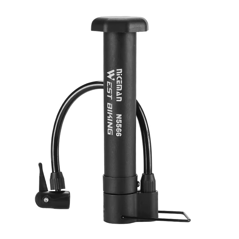 Nouvelle pompe à vélo WEST BIKING MTB 80 PSI, pompe à air manuelle pour vélo, gonfleur de pneus, val