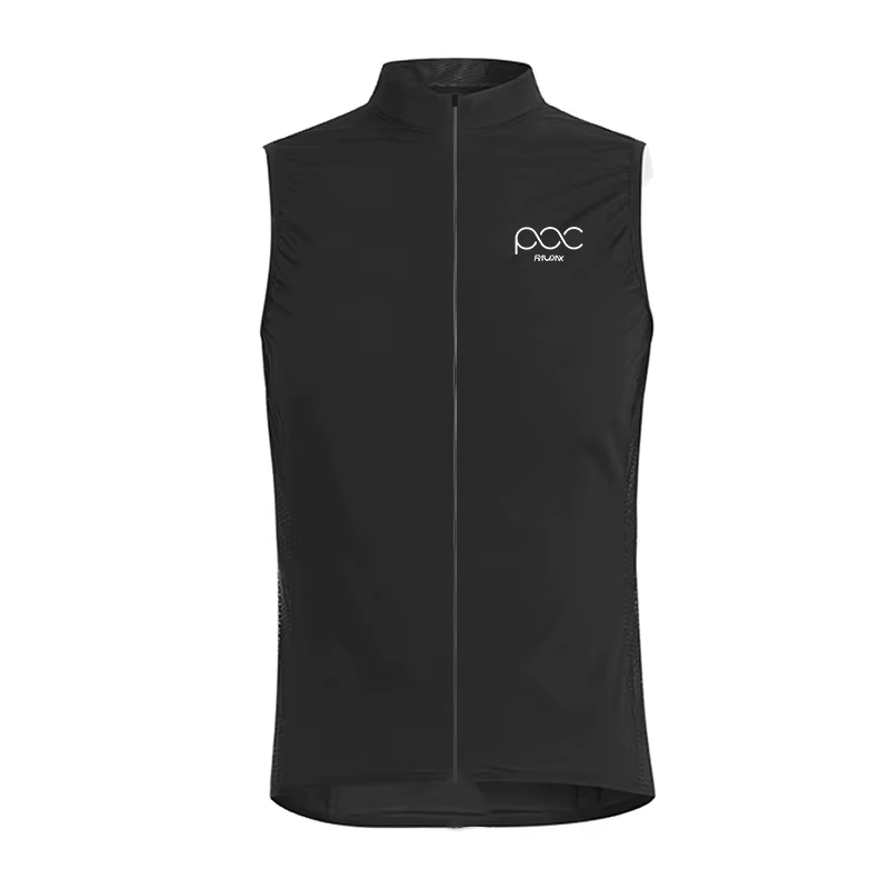 RAUDAX-POC Débardeur de cyclisme pour homme, coupe-vent, vélo de route, sans manches, protection UV,