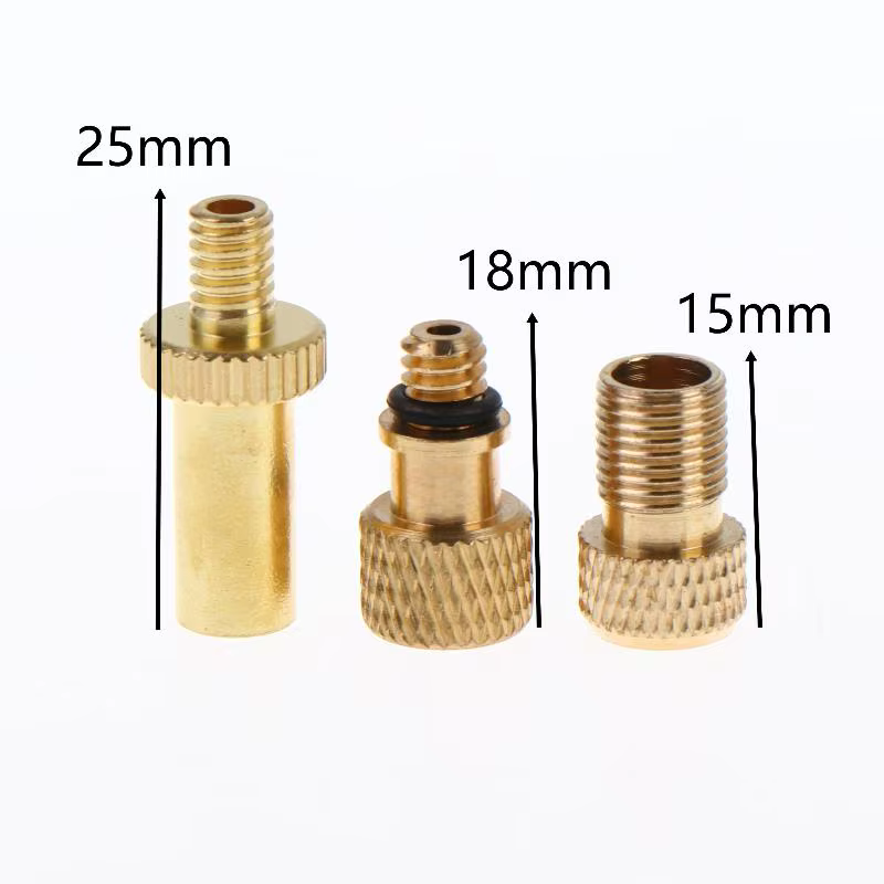 Adaptateur universel en laiton pour valve de vélo, convertisseur Presta Schrader Dunlop, adaptateur