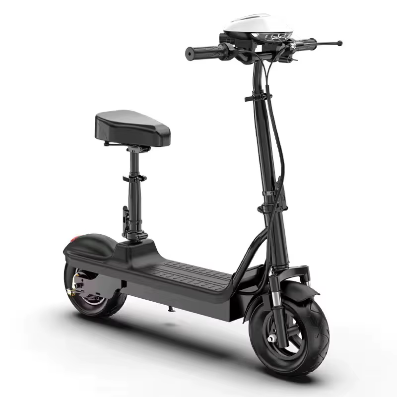 Trottinette Électrique Pliable 10 Pouces 24V12A pour Hommes et Femmes, Véhicule Décontracté à Batter
