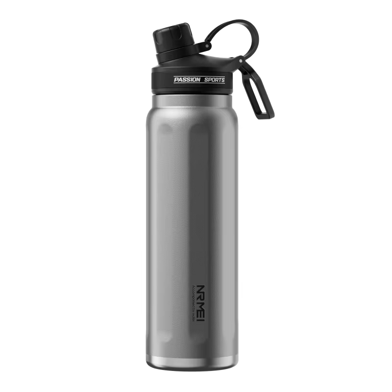 Bouteille d'eau isotherme en acier inoxydable pour vélo, sport, grande capacité, fitness et réfrigér
