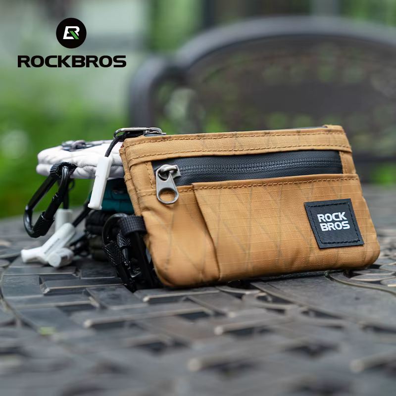 ROCKBROS sac de téléphone de cyclisme sac à main Portable léger boucle suspendue sac de carte multif