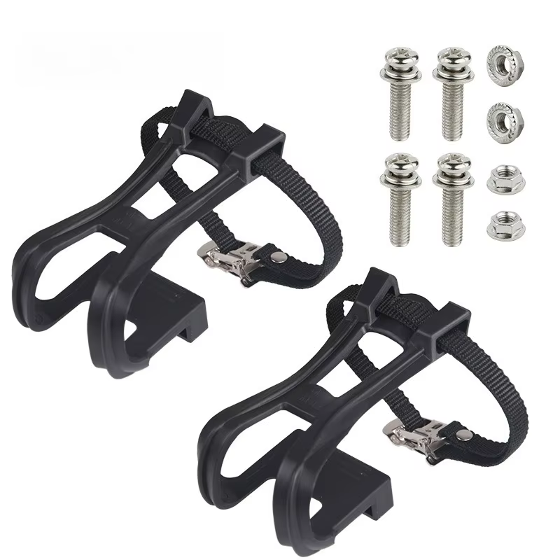 Couvre-pédales de vélo avec motif chien volant - Paire de protège-pédales avec sangles réglables et 
