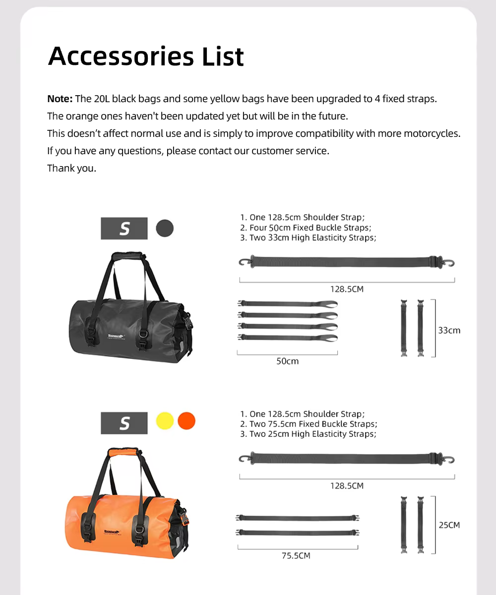Rhinowalk 20L vélo sacoche étanche vtt vélo coffre sac arrière voyage porte-bagages Portable selle s