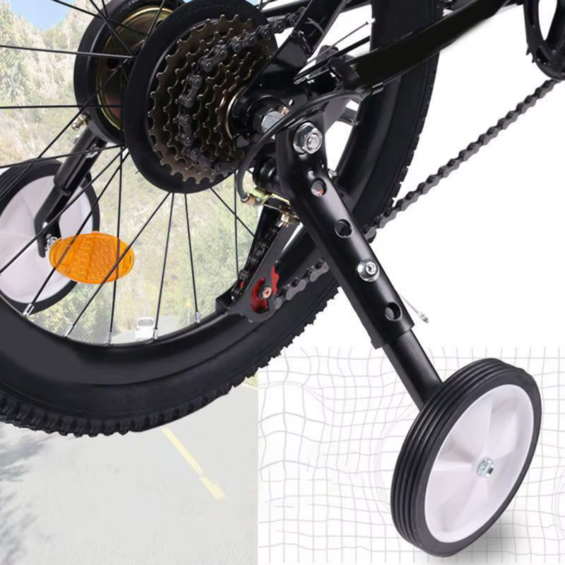 Roues d'entraînement pour vélo, stabilisateur de vélo robuste, aide à l'apprentissage du cyclisme, a