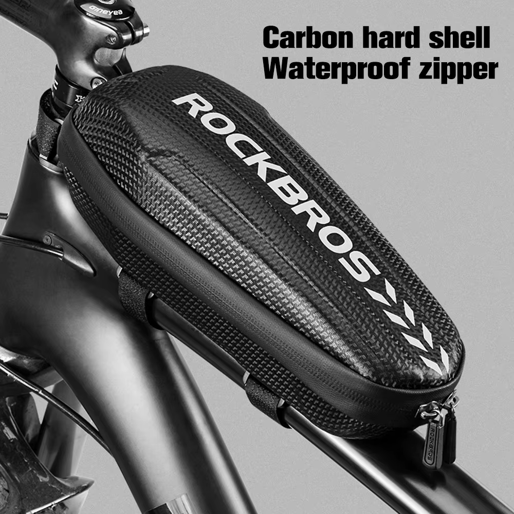 ROCKBROS – sac de vélo étanche, pochette de vélo pour Tube supérieur de cadre avant, sac de rangemen