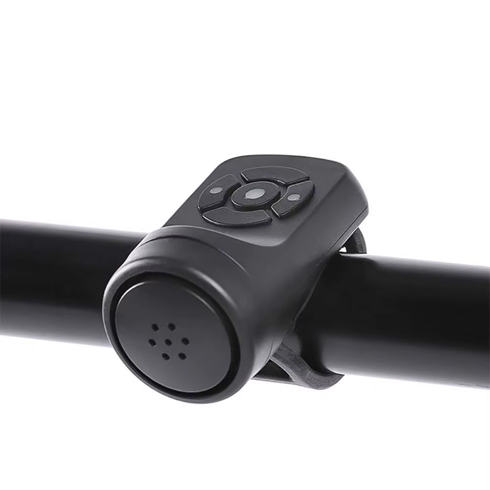 Sonnette électrique de vélo, klaxon de chargement USB, anneau de sécurité d'avertissement pour vtt, 