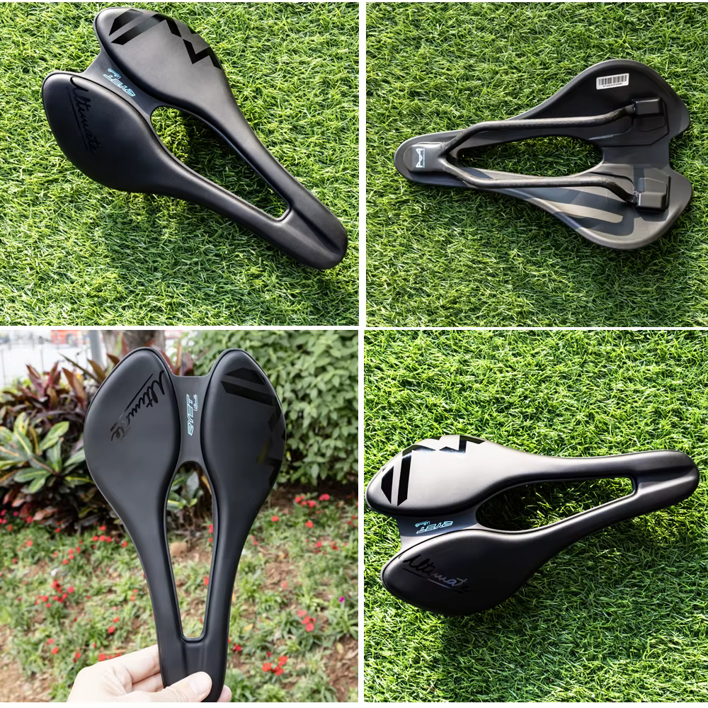 RYET-Selle de vélo en fibre de carbone ultralégère imprimée en 3D, siège pour VTT, route en gravier,
