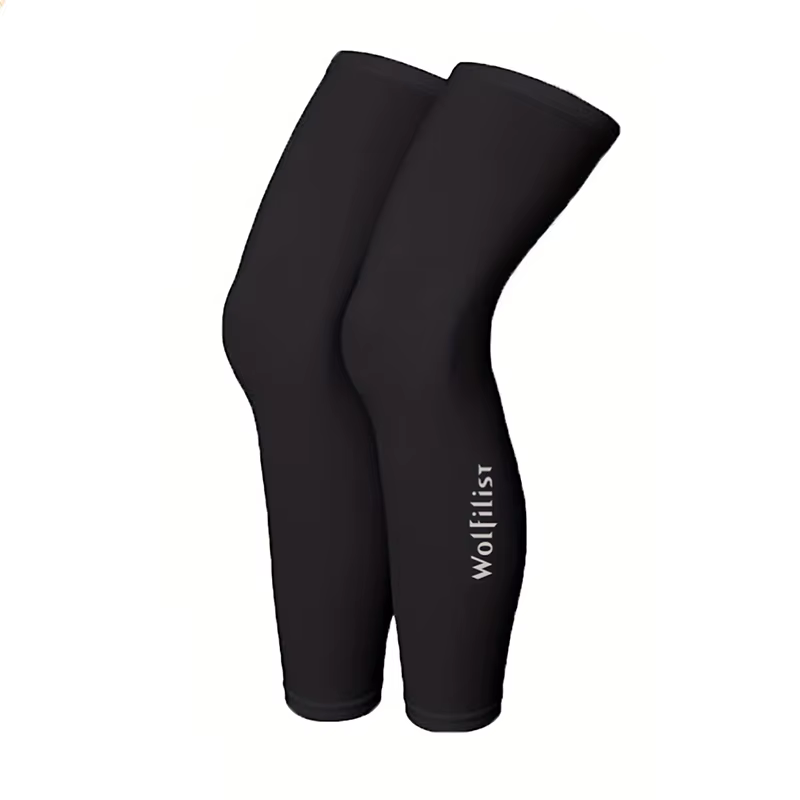 Jambières de cyclisme, manches longues thermiques, manchon de Compression de jambe complète, extensi