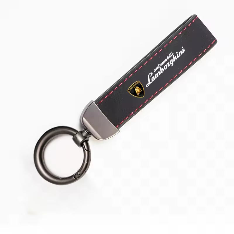 Porte-clés en cuir, accessoire en microfibre pour Lamborghini LP570 LP610 Urus LP700 LP770 Gallardo 