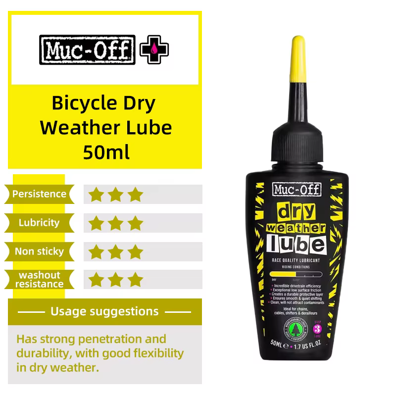 Lubrifiant pour chaîne de vélo Muc-Off 50/120ml C3 lubrifiant en céramique pour temps sec huile lubr