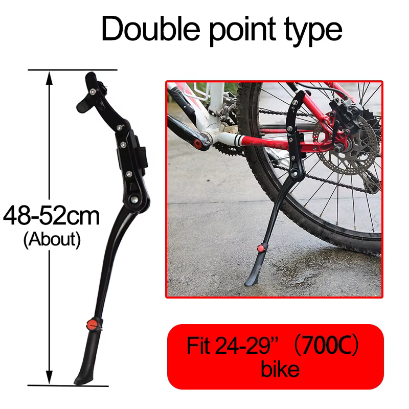 Béquille de vélo de route vtt béquille en aluminium 24/26/27.5/29/700C Support de vélo de montagne r
