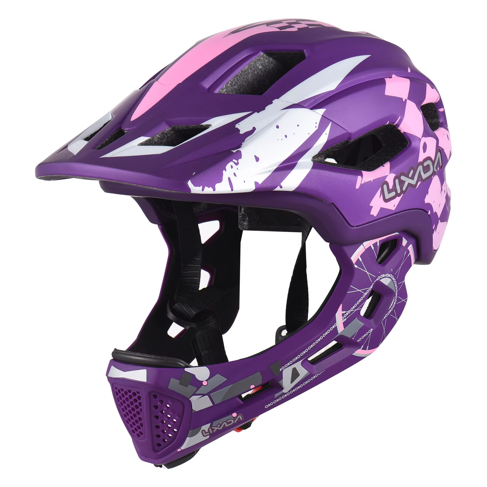 LIXADA Casque de Cycle pour Enfants Casque intégral détachable Casque de Cycle réglable pour Enfants