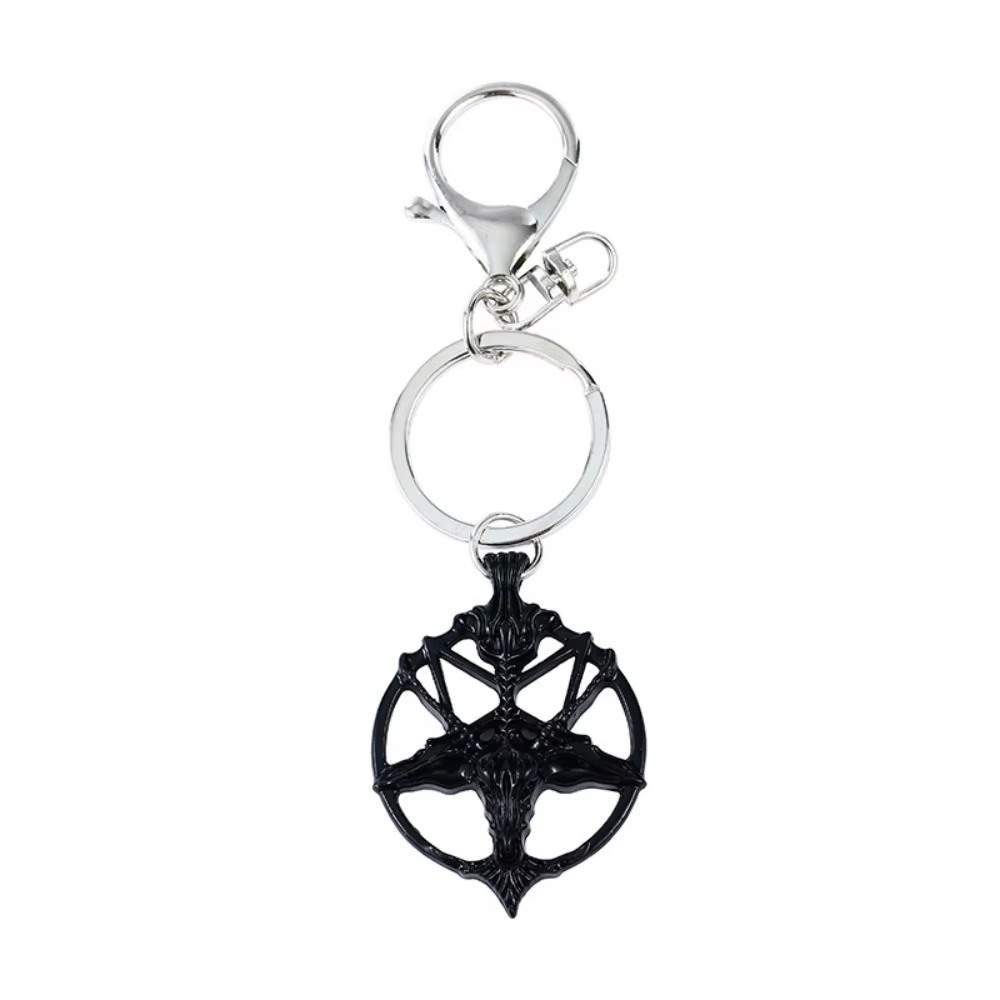 Bijoux gothiques de sorcière, mode Glamour rétro pour femmes, pentagramme Pan dieu crâne, créativité