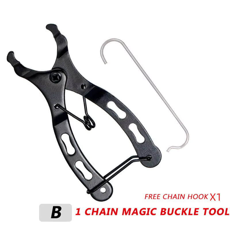 Pince à boucle de chaîne de vélo, Mini chaîne de vélo vtt à dégagement rapide, lien magique, retrait