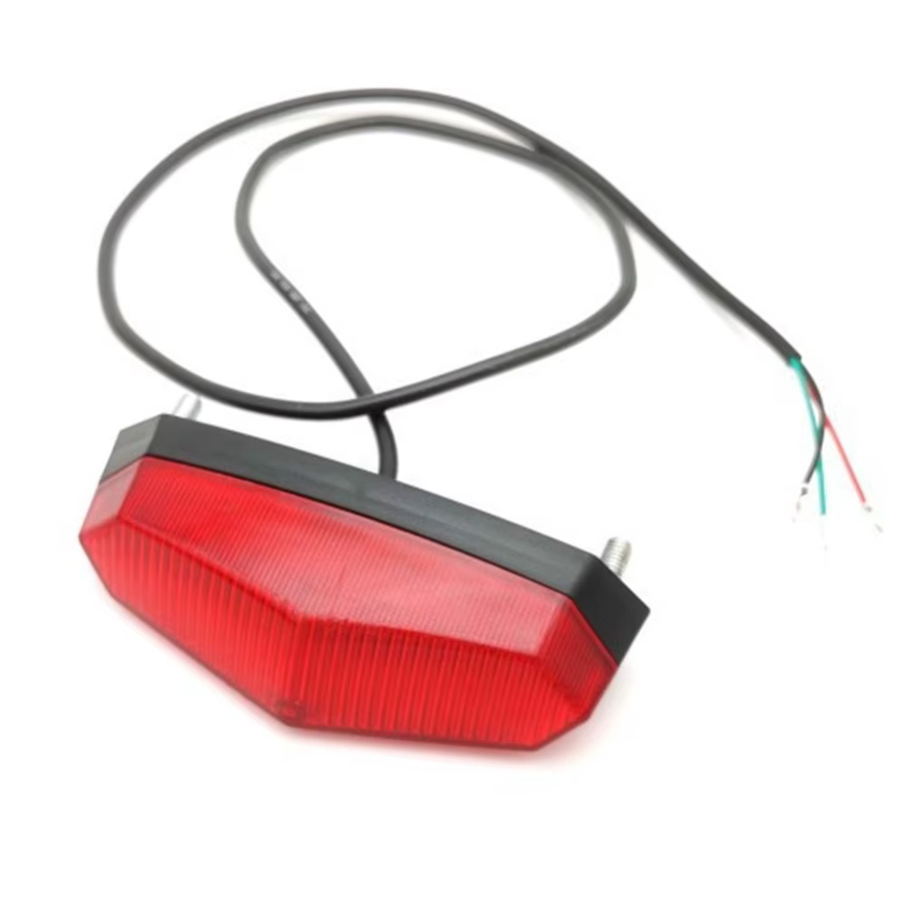 Feux arrière de vélo électrique, tension 12V-80V, conception étanche, technologie LED, feu arrière d