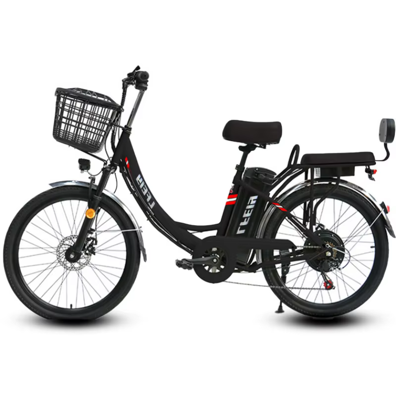 48V 350W vélo électrique pour adultes déplacement en ville 7 vitesses 26 pouces vélo électrique tout