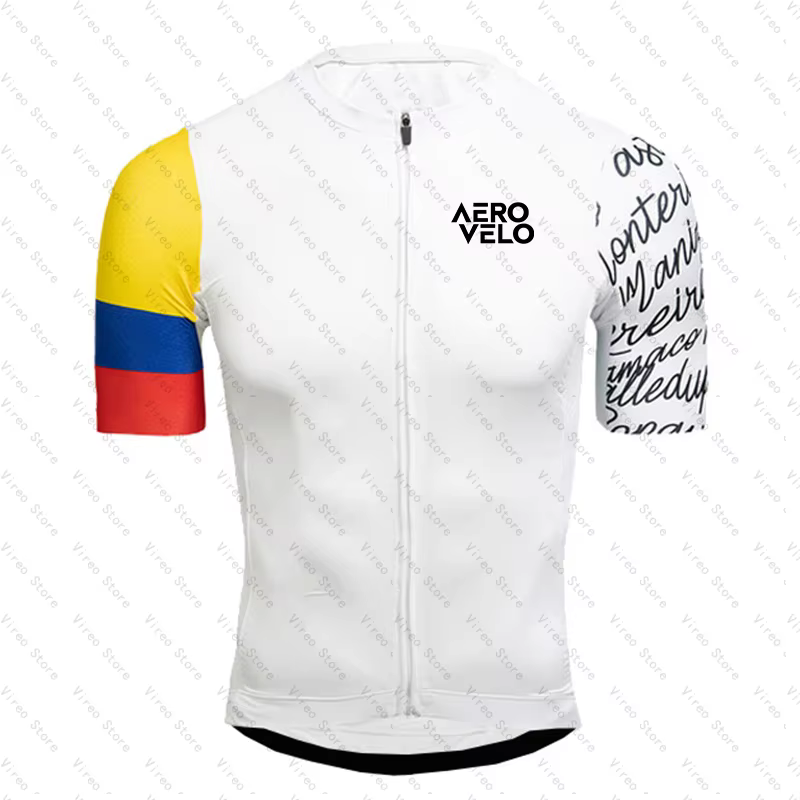 Ensemble Maillot Manches Courtes et Cuissard Cycliste Homme 2026 AERO VELO – Tenue de Cyclisme d'Été