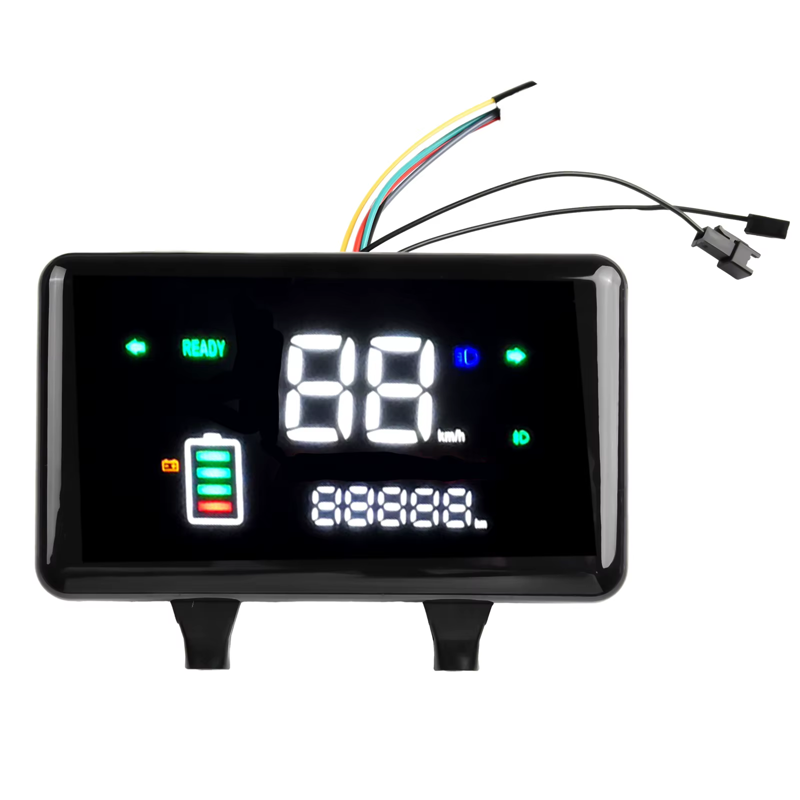 Véhicule électrique affichage LED moto compteur de vitesse 48-72V Tricycle électrique vélo électriqu