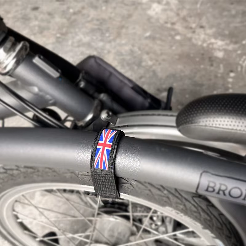 Pour Brompton cadre de vélo roue sangle fixe ceinture de liaison vélo pliant crochet boucle vélo vél