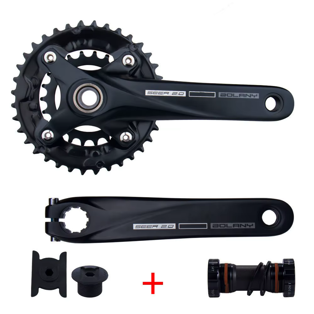 Bolany-Pédalier de vélo à manivelle creuse, plateau intégré, plateau VTT, commencerBCD, 36T, 22-36T,