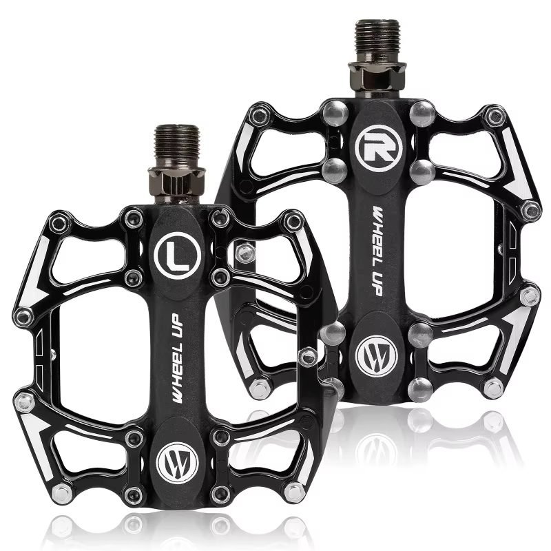 Pédales de vélo en alliage d'aluminium durable, accessoires de pédales de VTT
