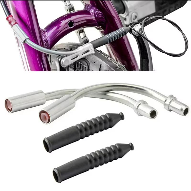 1 jeu de nouilles de frein en V, câble et démarrage, pour vtt, Guide de câble, Tube courbé, manchons